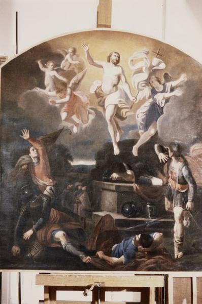 tableau : Résurrection - © Ministère de la Culture (France), Conservation des antiquités et objets d'art de l'Yonne, tous droits réservés