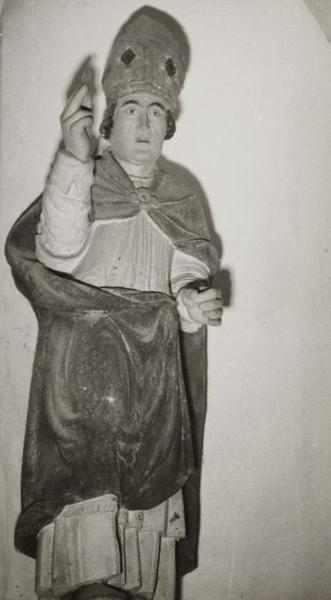 statue : Saint évêque (Saint Léonard) - © Ministère de la Culture (France), Conservation des antiquités et objets d'art de l'Yonne, tous droits réservés
