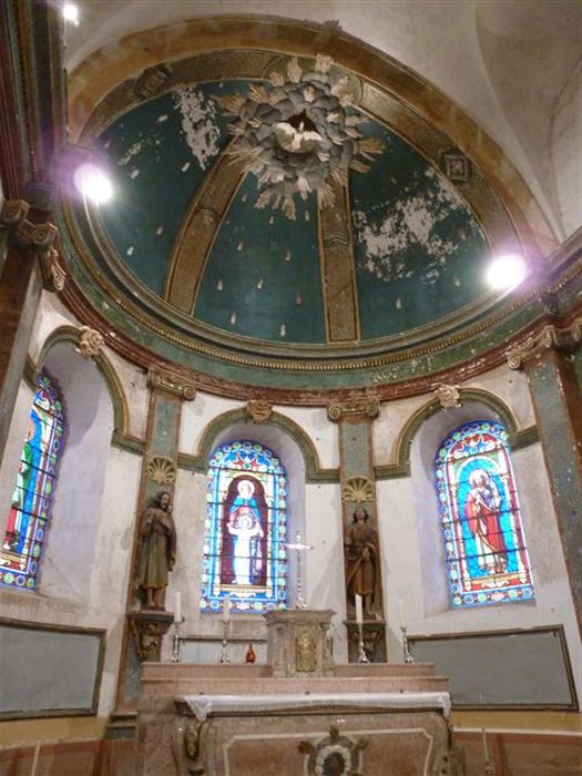 Eglise Saint-Jacques : Abside du choeur, vue générale