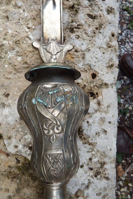 croix de procession, détail