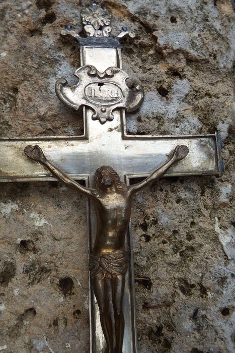croix de procession, détail