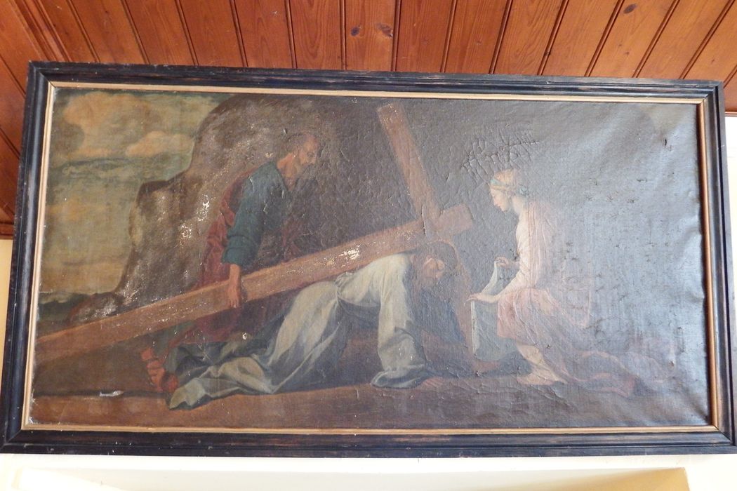 tableau : Christ portant sa croix