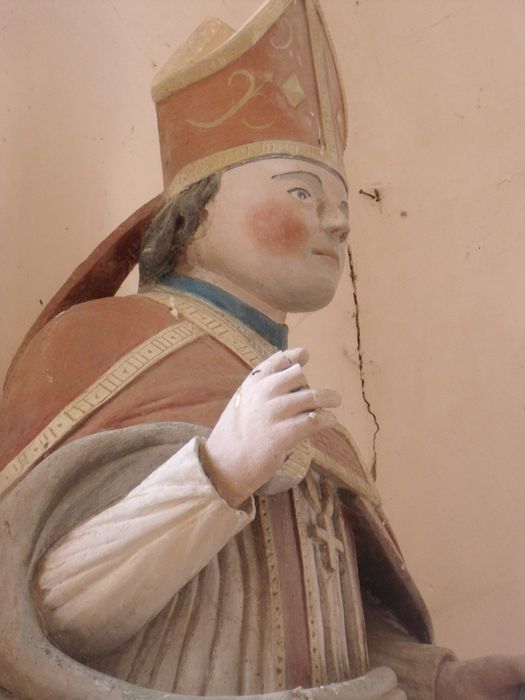 statue : Saint Platon, vue partielle
