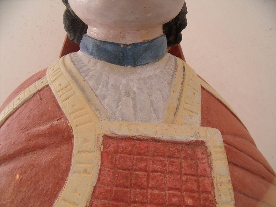 statue : Saint Platon, détail