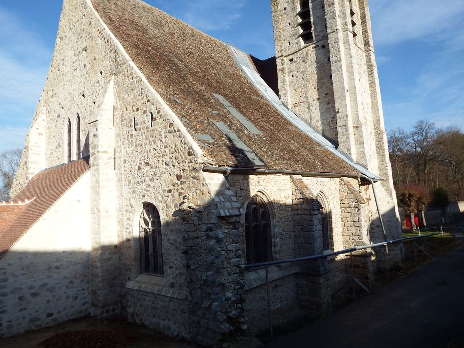 Eglise Saint-Martin : Ensemble sud-ouest, vue générale