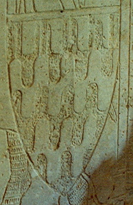 Dalle funéraire de Jean de Corquilleroy, détail