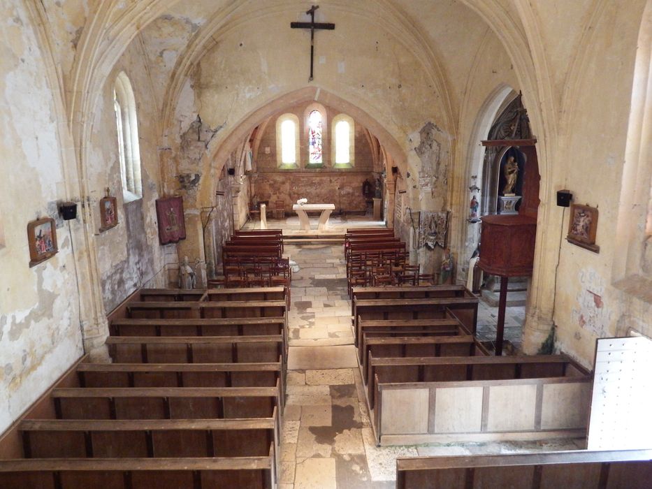 Église Saint-Etienne : Nef, vue générale