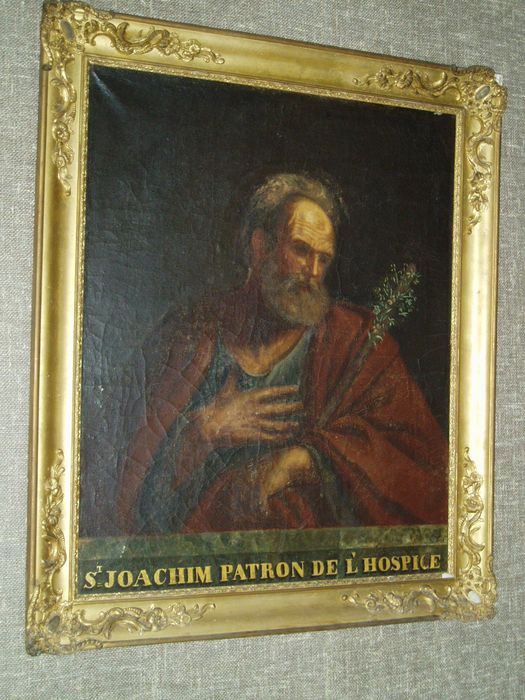tableau et cadre : Saint Joseph - © Ministère de la Culture (France), Conservation des antiquités et des objets d'art de l'Yonne – Tous droits réservés