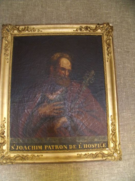 tableau et cadre : Saint Joseph - © Ministère de la Culture (France), Conservation des antiquités et des objets d’art de l'Yonne, tous droits réservés