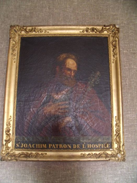 tableau et cadre : Saint Joseph - © Ministère de la Culture (France), Conservation des antiquités et des objets d’art de l'Yonne, tous droits réservés