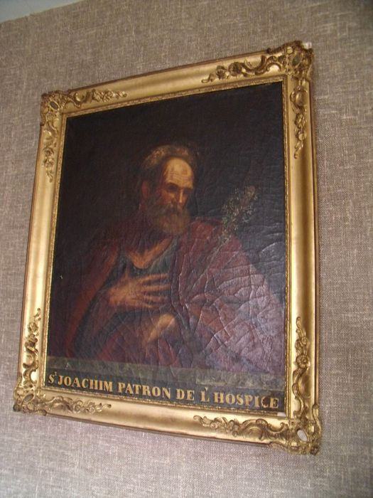 tableau et cadre : Saint Joseph - © Ministère de la Culture (France), Conservation des antiquités et des objets d'art de l'Yonne – Tous droits réservés