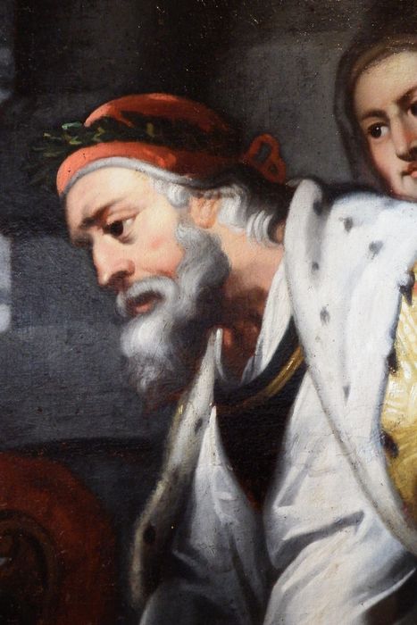 tableau : Rencontre d'Abraham et Melchisedech (La)