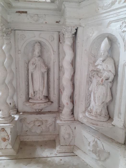 tabernacle du maître-autel et ses statuettes, détail