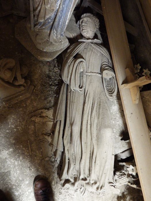 statue : Saint Maur - © Ministère de la Culture (France), Conservation des antiquités et des objets d’art de l’Yonne – Tous droits réservés 