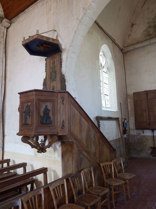 chaire à prêcher - © Ministère de la Culture (France), Conservation des antiquités et des objets d’art de l’Yonne – Tous droits réservés 