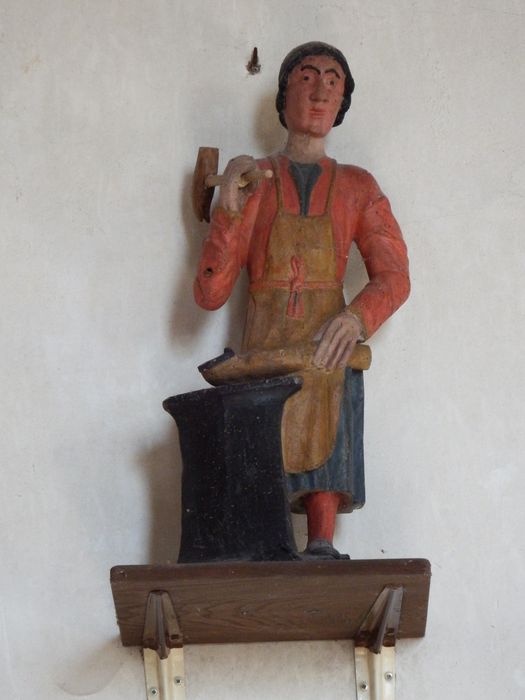statuette : Saint Eloi - © Ministère de la Culture (France), Conservation des antiquités et des objets d’art de l’Yonne – Tous droits réservés