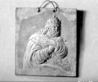 Bas-relief : Portrait de Charlemagne