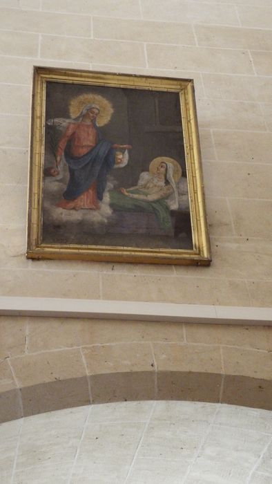 tableau : Sainte Alpais et la Vierge