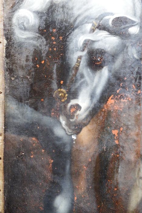 tableau : Rencontre d'Abraham et Melchisedech (La), détail