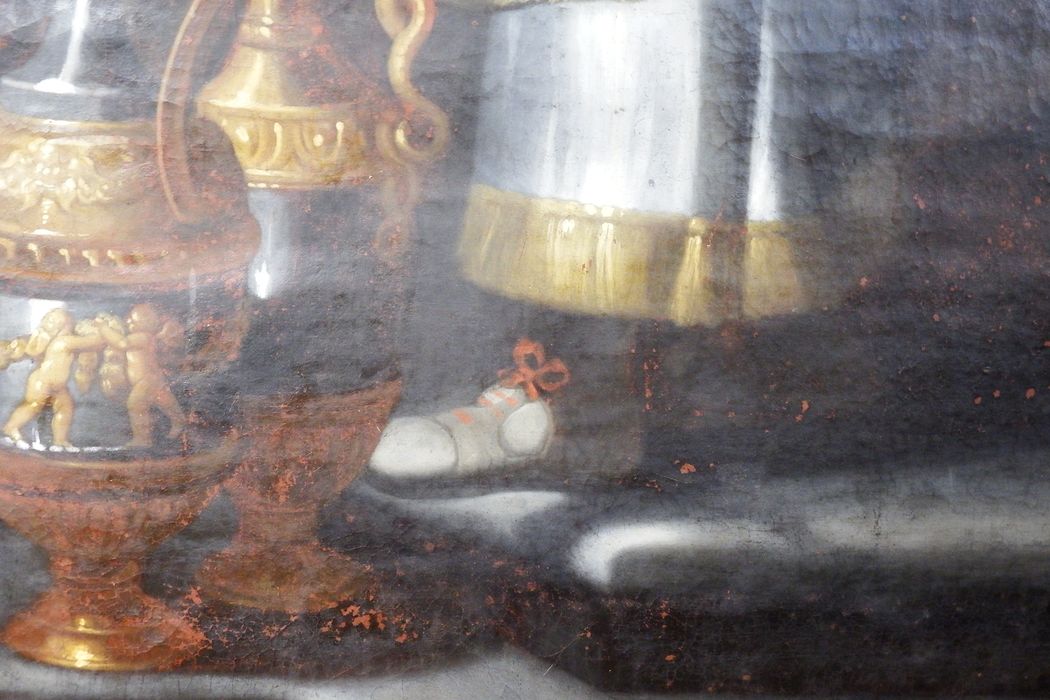 tableau : Rencontre d'Abraham et Melchisedech (La), détail