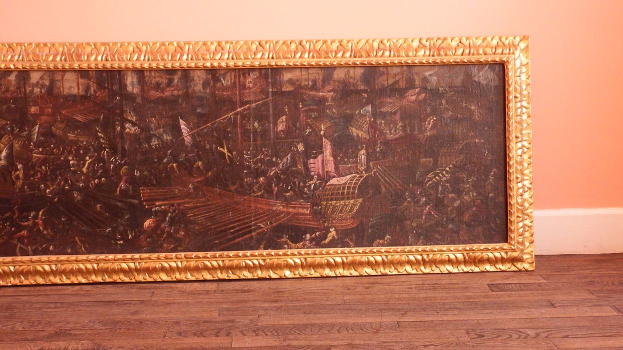 tableau : Bataille de Lépante, vue partielle