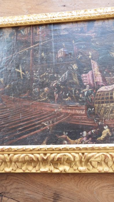tableau : Bataille de Lépante, détail
