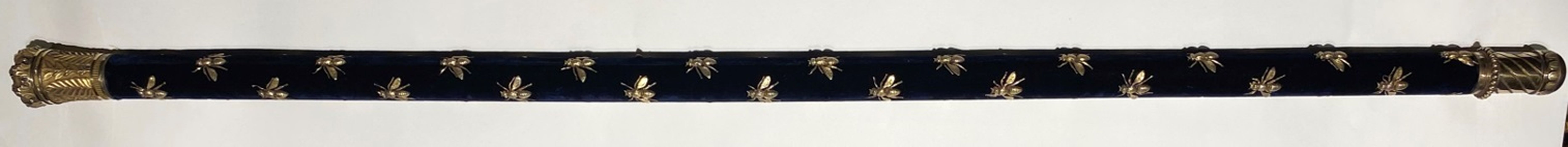 canne de cérémonie de grand officier de la couronne - © Ministère de la Culture (France), Conservation des antiquités et des objets d’art de l'Yonne – Tous droits réservés