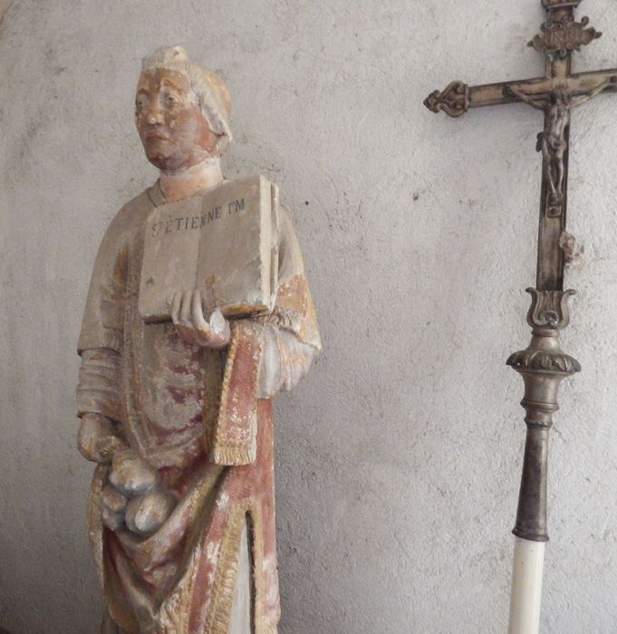 statue : Saint Etienne, vue partielle