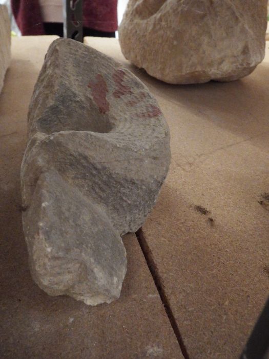 fragment sculpté : Corne de tête de monstre (n°102) - © Ministère de la Culture (France), Conservation des antiquités et des objets d’art de l'Yonne – Tous droits réservés