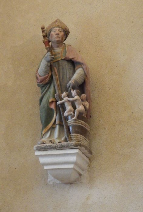 Groupe sculpté : Saint Nicolas