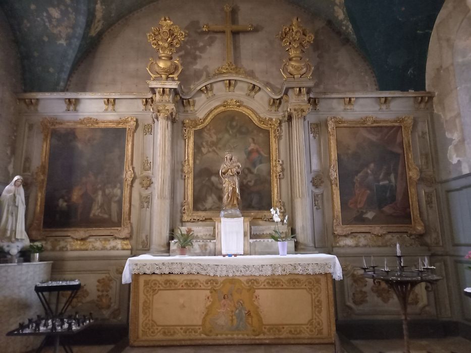 autel et retable du Sacré-Coeur