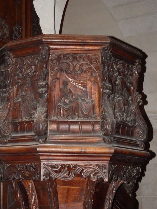 chaire à prêcher, vue partielle