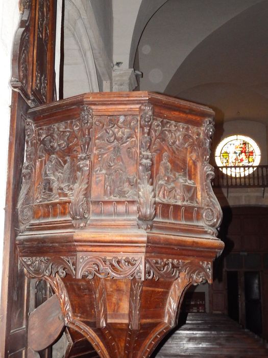 chaire à prêcher, vue partielle