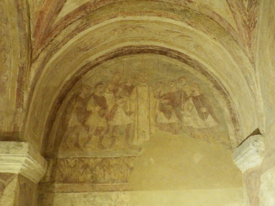 peinture monumentale : Saint Étienne cerné par les juges