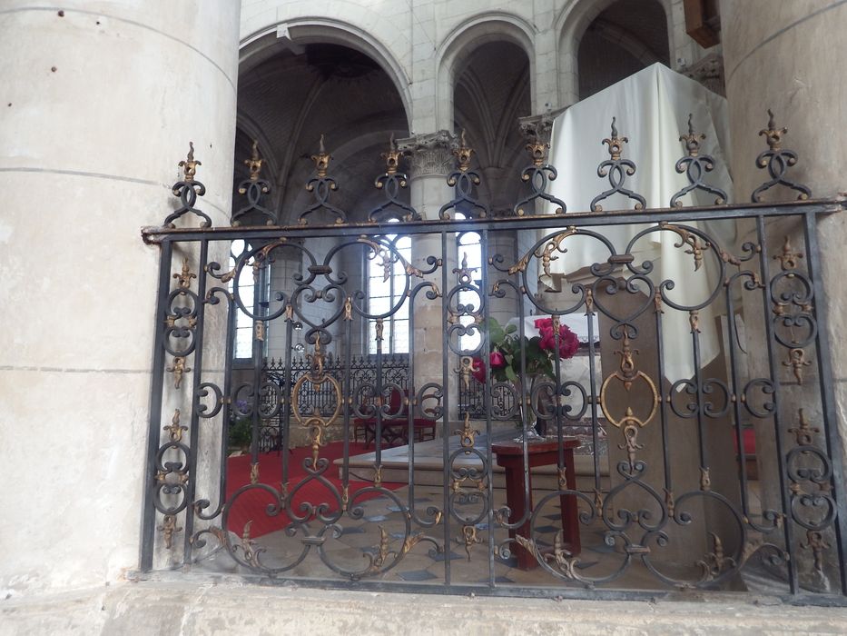clôture de choeur, détail