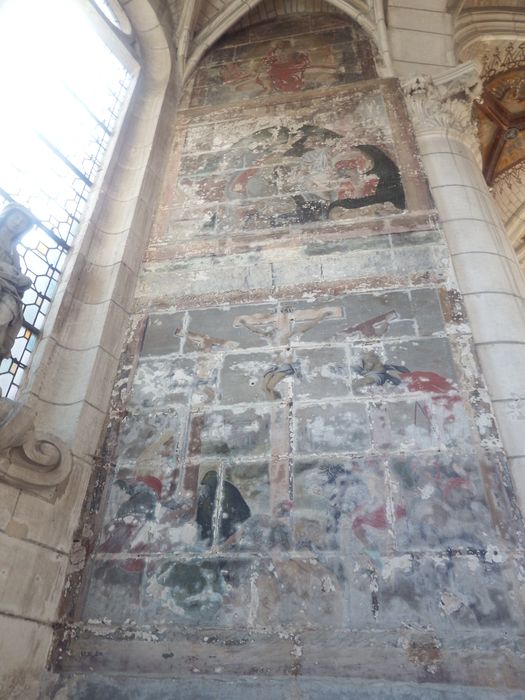 peintures monumentales : Crucifixion, Ascension, Christ en gloire