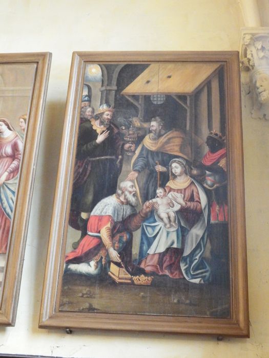 panneau peint : Adoration des Mages