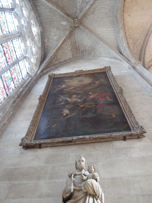 tableau : Adoration du Sacré-Coeur par les anges