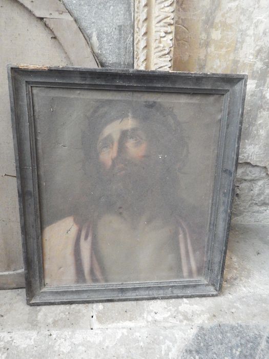 tableau : Christ couronné d'épines