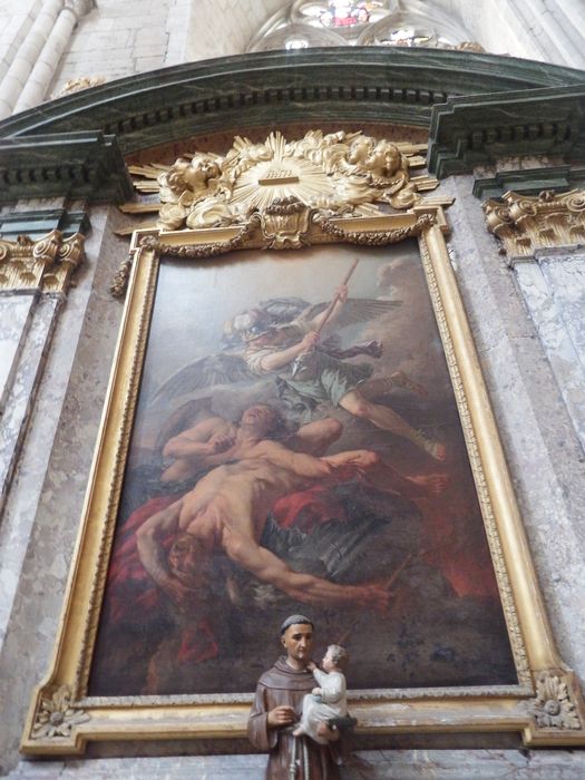 tableau : Saint Michel terrassant le dragon