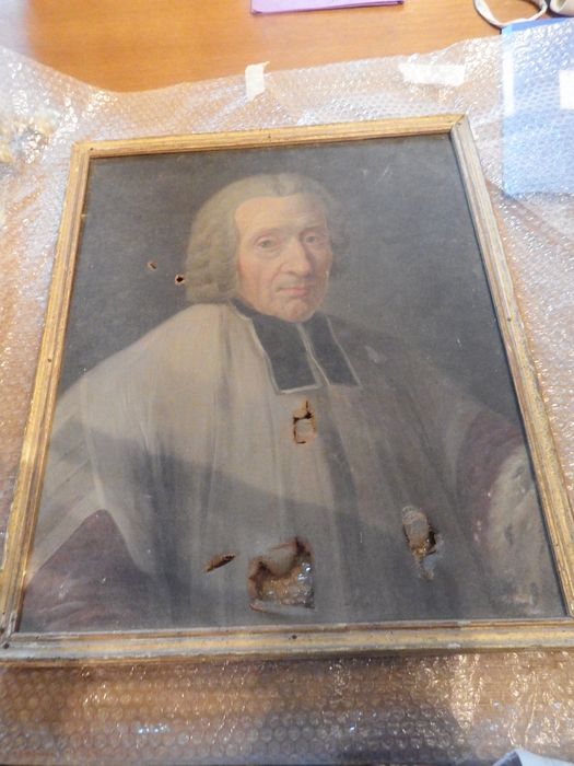tableau : Portrait d'un chanoine