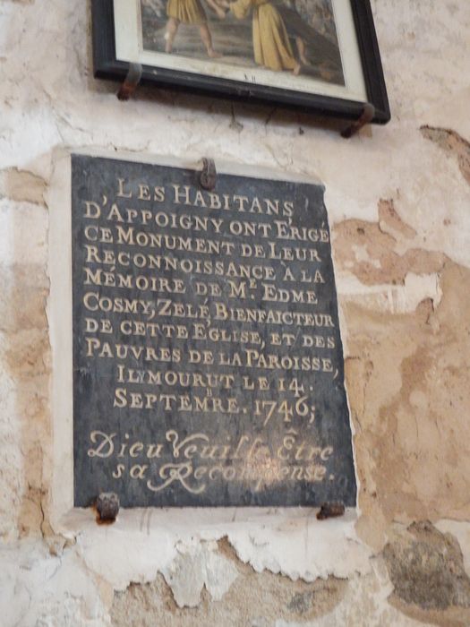 plaque commémorative