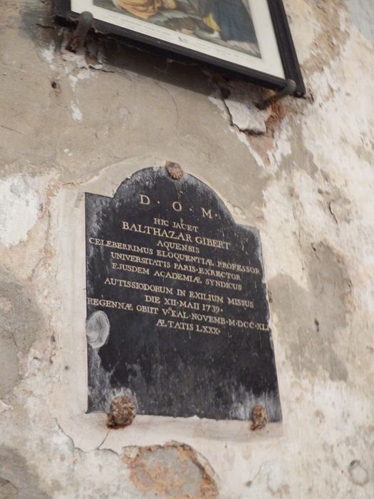 plaque funéraire