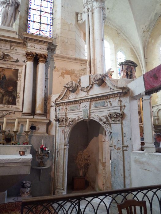 retable latéral nord, vue partielle