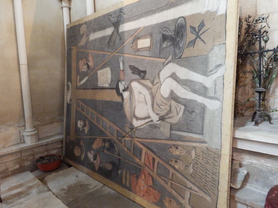 tableau : Le Christ entouré des instruments de la Passion
