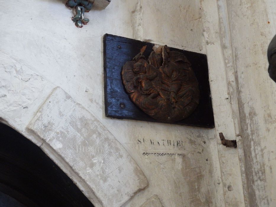bas-relief : Saint Mathieu