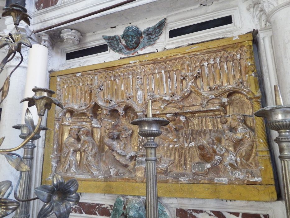 bas-relief du retable du maître-autel