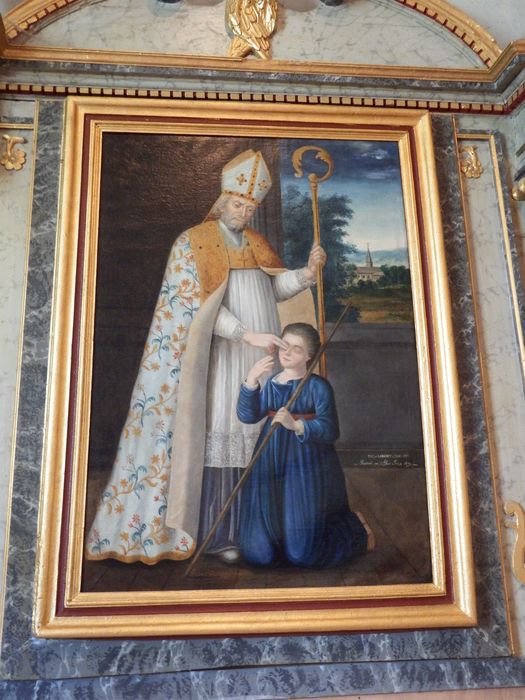 tableau : Saint Loup guérissant un aveugle