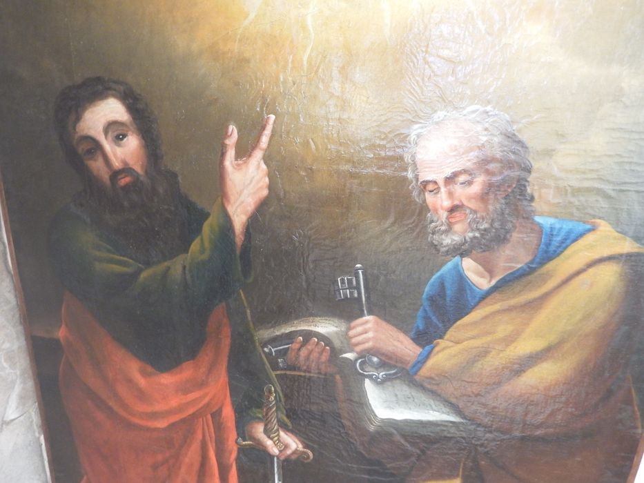 tableau : Saint Pierre et saint Paul, vue partielle