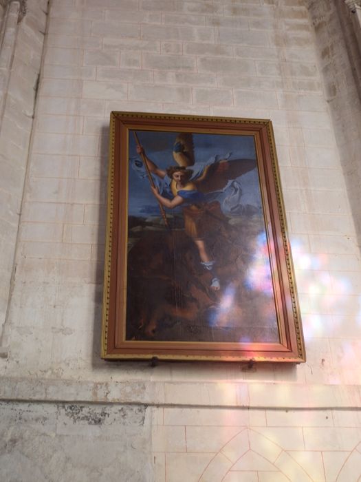 tableau et son cadre : Saint Michel